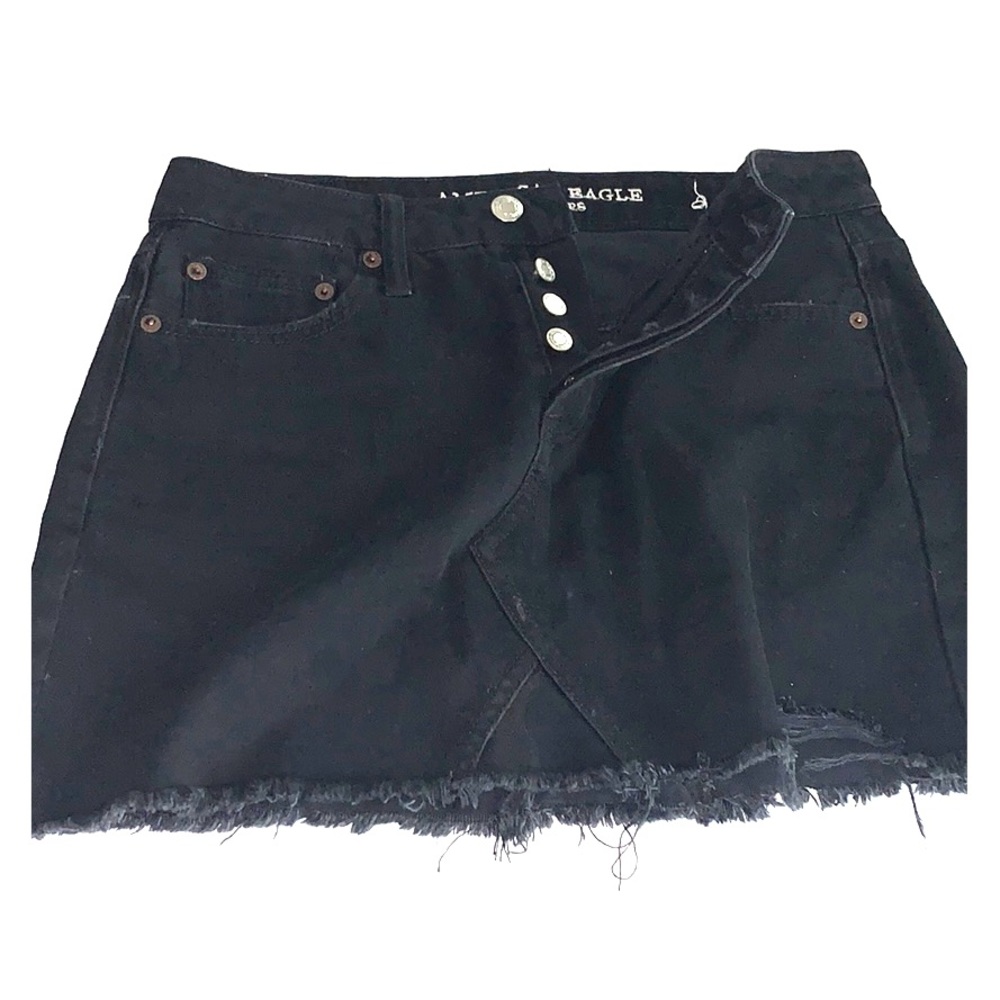 Black jean skirt!
